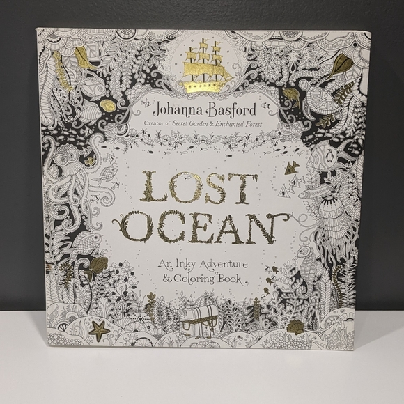 Other - New Adult Colouring Book Lost Ocean